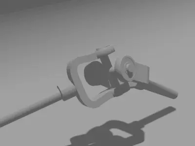 Cardan shaft 3D model