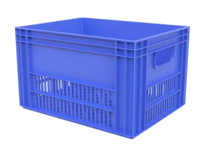 Plastic crate 45 3D model