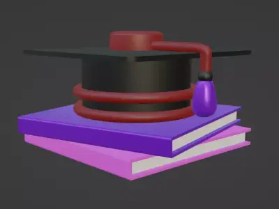3d icon Free low-poly 3D model