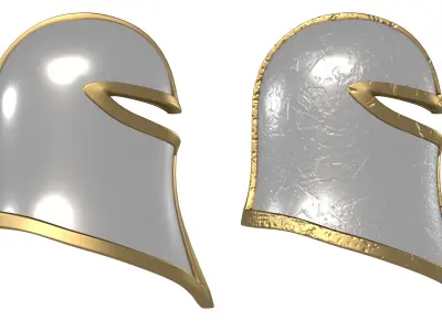 Infantryman Helmet Low-poly 3D model