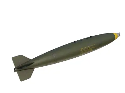 MK-82 MK82 500LB bomb aerial bomb 3D model