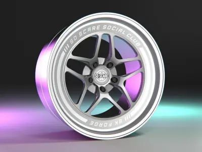 SK X SOSCARE Violet 3D model