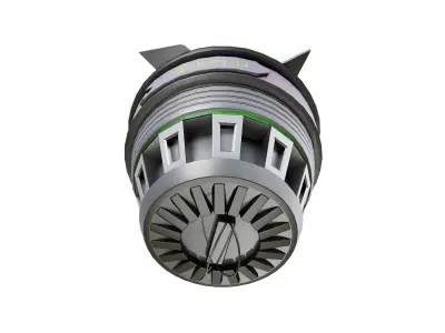 Sci fi grenade   Low-poly 3D model