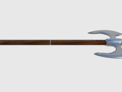 Battle Axe - Game Ready Free low-poly 3D model