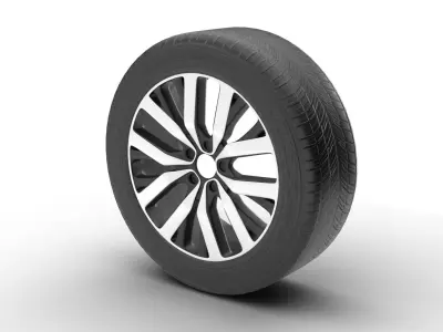 Wheel 3d model Free 3D model