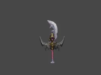 Zeloeman Sword A 10 Low-poly 3D model