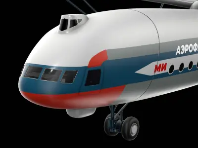 Mil V-12 Helicopter  purchase 3D model