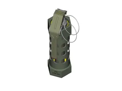 Flashbang Grenade M84 Clone 3d printable Free 3D print model
