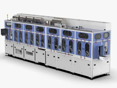 Soft Pack Lithium Battery  Vacuum Injection Sealing Machine 3D model