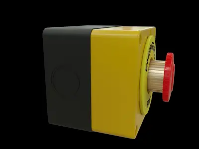 Emergency Stop Button 3D model