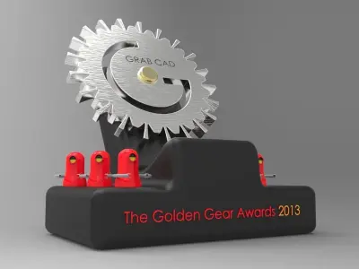 The Golden Gear Awards 2013 Free 3D model