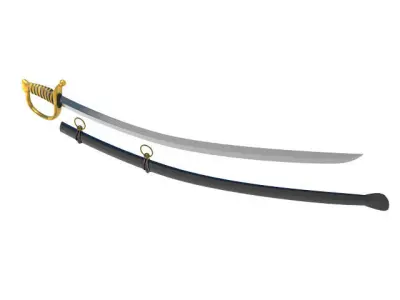 saber sword 3D model