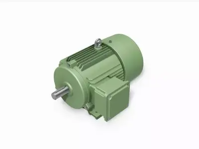 112M B3 Right IEC electric motor - 3D CAD model 3D model