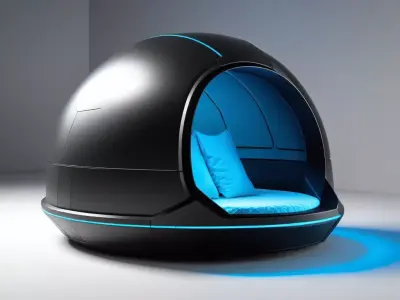 SciFi Relaxation Sleep Pod 3D model