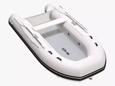 Boat inflatable 02 3D model