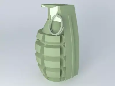 MKII Hand Grenade Free 3D model