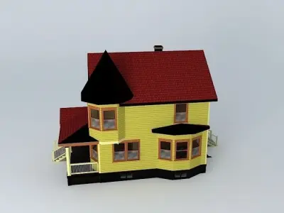 Victorian House Free 3D model purchase