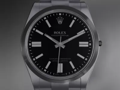Rolex Oyester Perpetual 41 mm Black Dial 3D model