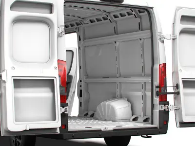 Fiat Ducato Van L4H2 HQ Interior 2023 3D model