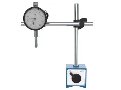 Dial Indicator With Magnetic Base 3D model