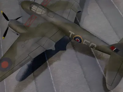 DeHavilland Mosquito Mk-6 3D model