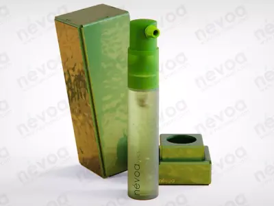 Vial Series - Cream pump CP-SO-01 - 3 ml 3D model