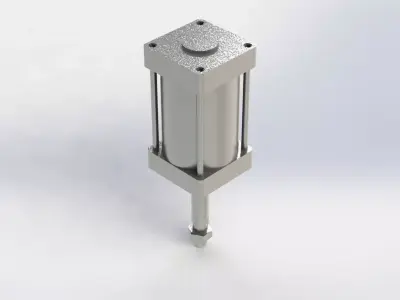 Cilindro SMC MDBB125-125Z Cylinder 3D model