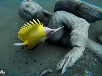 AI Sea Fishes - ready solutions for your project Low-poly 3D model