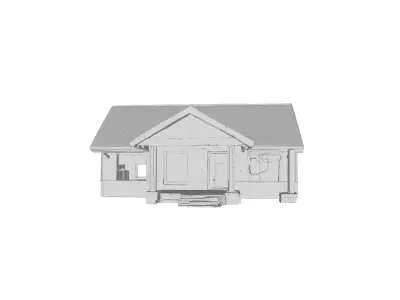 House 3d Model Low-poly 3D model