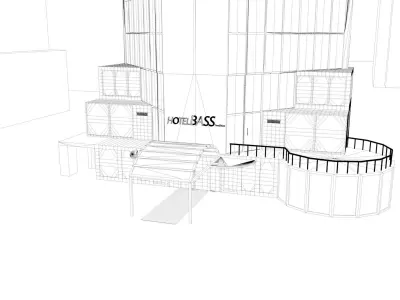 Hotel BASS 3D model