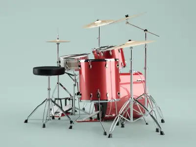 Drums 3D model