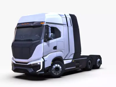 IVECO S EWAY TRUCK  2026  LOWPOLY 3D MODEL Low-poly 3D model