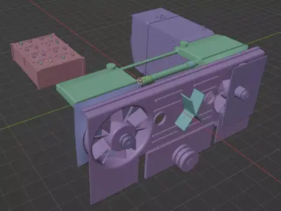 Fuel  -  fans  panzer III  3D model