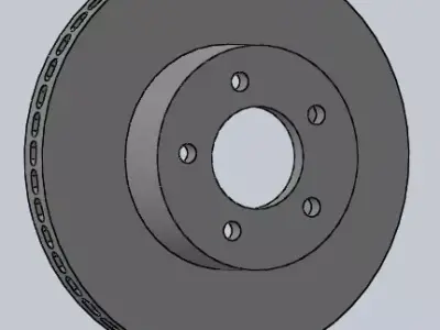 Brake disc 3D model by hmdfvrr from CGTrader