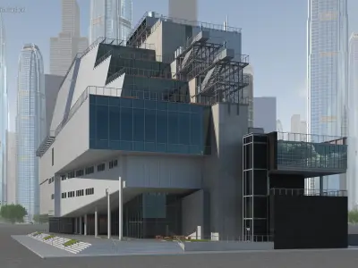 Whitney Museum of American Art 3D model