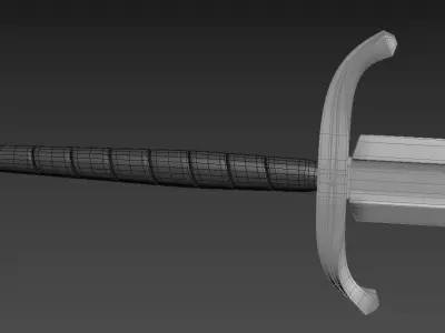 The Concept of classic swords Free low-poly 3D model