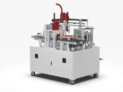Automatic Battery Arranging Machine 3D model