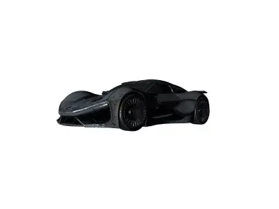 Modern Shape Vehicle 3D Model 3D model purchase