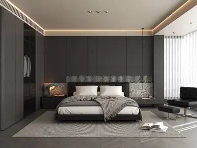 Bedroom interior 09 3D model