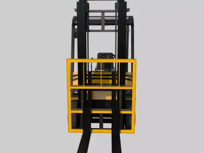 Industrial Forklift Low-poly 3D model buy