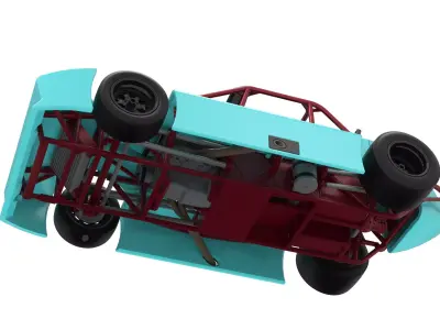 Experimental Pavement Silver Crown Car Version 3 Scale 1 to 25 3D print model