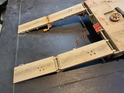 Faun SLT-56 Tank Transporter Trailer 3D model