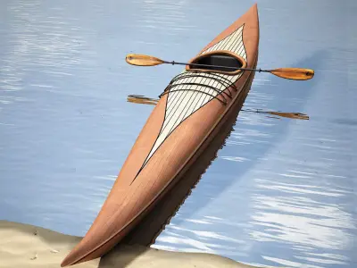 Guillemot kayak 3D model