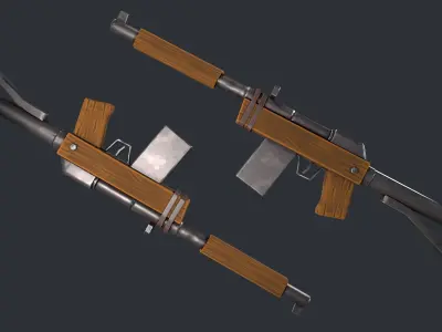 Stylized Weapon Pack Low-poly 3D model
