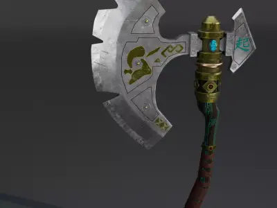 Viking Axe 3D model order