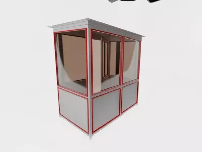 Free Industrial Cabin 3D Model  Multi-Format Download Free low-poly 3D model