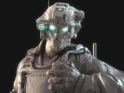 Mechanical Warrior 3D model