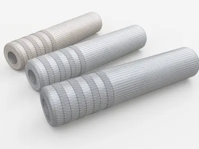 Elite Iron Windtalker AMF 408 CheyTac Suppressor Low-poly 3D model