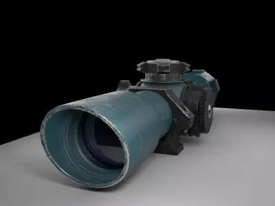 scope model sniper Free 3D model