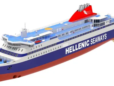 Hellenic Seaways Nissos Mykonos 3D model